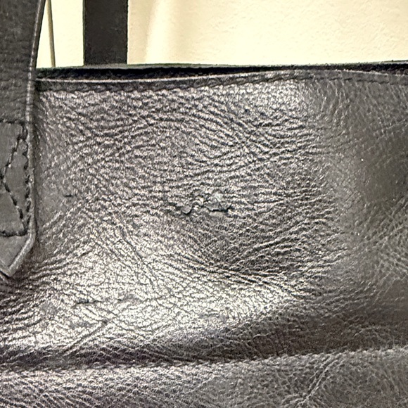 Madewell The Zip-Top Transport Leather Tote Bag - Black - Picture 9 of 9